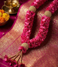 Handmade Pink Rose Garland – Indian Wedding Varmala, Home Decor